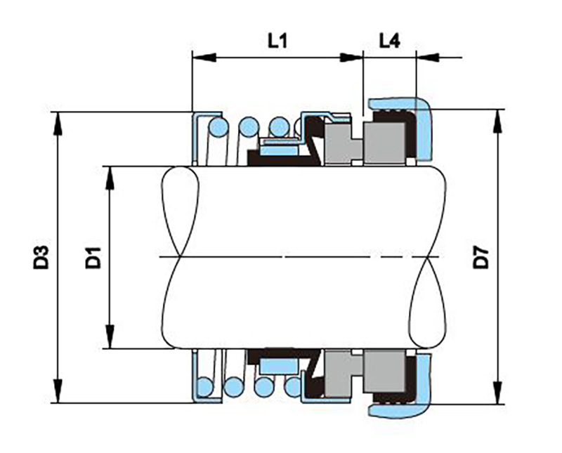 Lepu solid mesh burgmann mechanical seal suppliers supplier vacuum-7