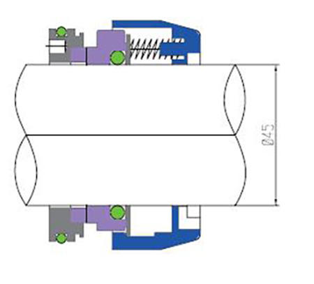 Lepu 3060 flygt pump seal customization for short shaft overhang