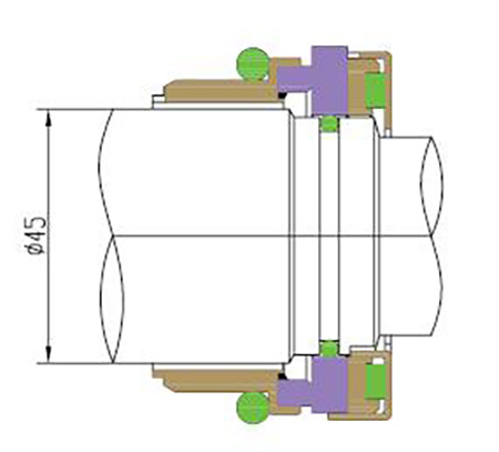 Lepu mechanical flygt pump seal for wholesale for short shaft overhang-6