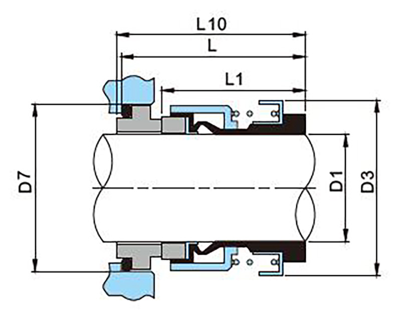 Lepu holes grundfos pump mechanical seal customization for sealing joints-7