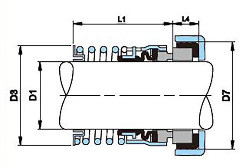 Lepu Seal durable John Crane Mechanical Seal 2100 get quote processing industries-7