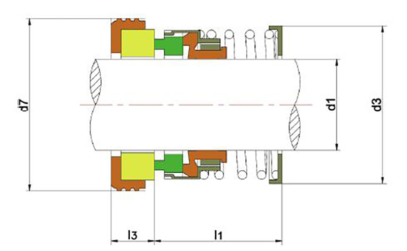 Lepu multipurpose john crane mechanical seal selection guide for wholesale for pulp making-6