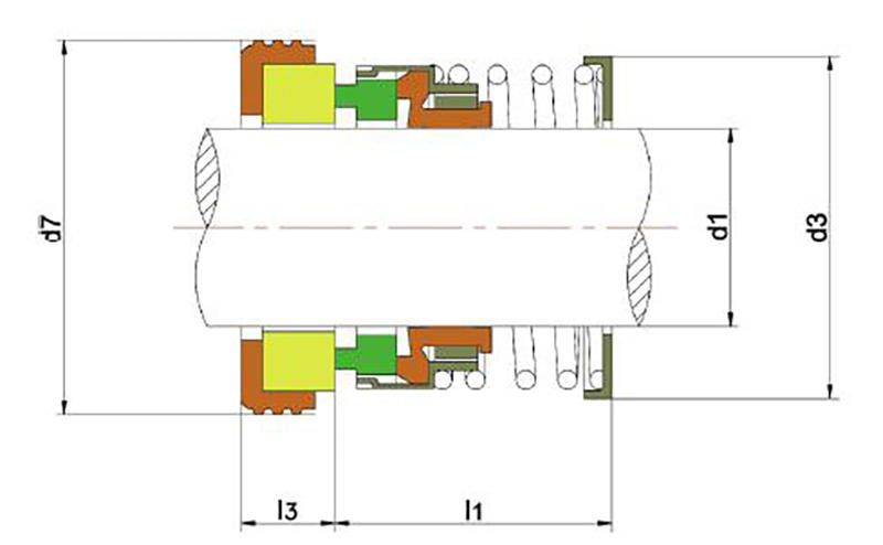 Lepu multipurpose john crane mechanical seal selection guide for wholesale for pulp making