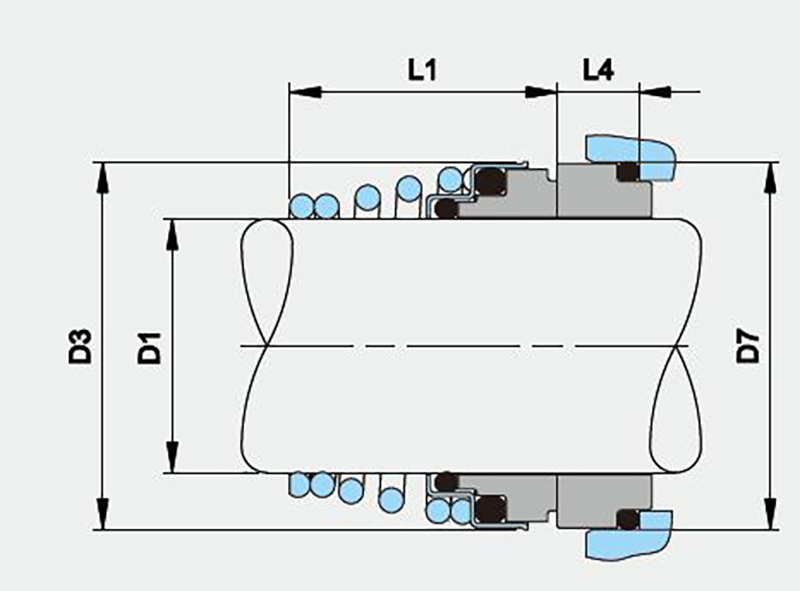 Lepu single mechanical shaft seals springs buy now for high-pressure applications-7