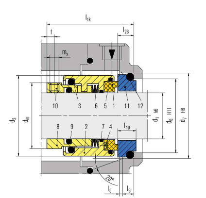 Lepu burgmann viton o ring company for fluid static application-5