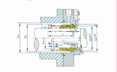 Lepu m7n Burgmann Mechanical Seal Wholesale get quote high temperature-5