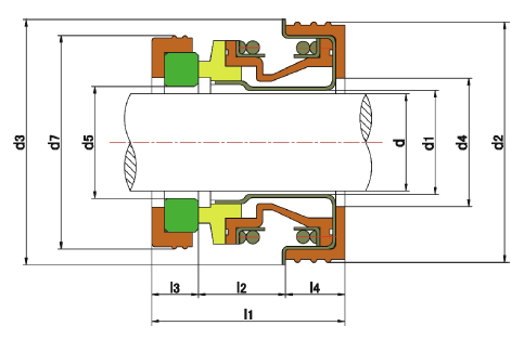 Lepu years mechanical seal parts customization for beverage-6