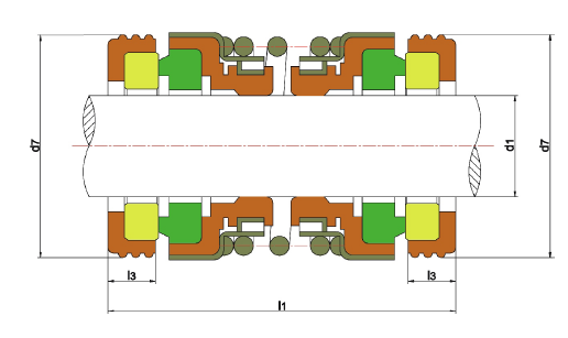 Lepu high-quality double acting mechanical seal bulk production for beverage-7