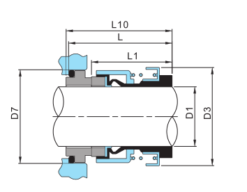 product-Lepu Seal-GLF-A-12mm water pump seal suit for CR multistage pump CR CRN-img