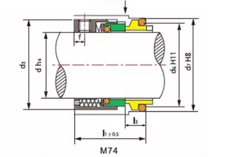 Lepu Seal M74 Производитель механических уплотнений Burgmann