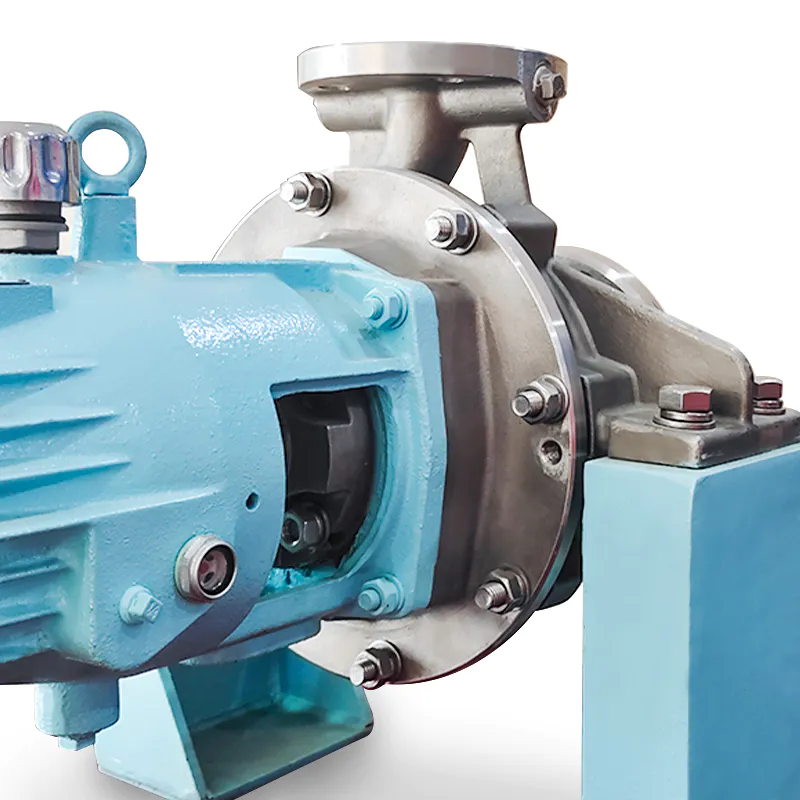 Centrifugal design OH2 chemical process pump with top level pump technology